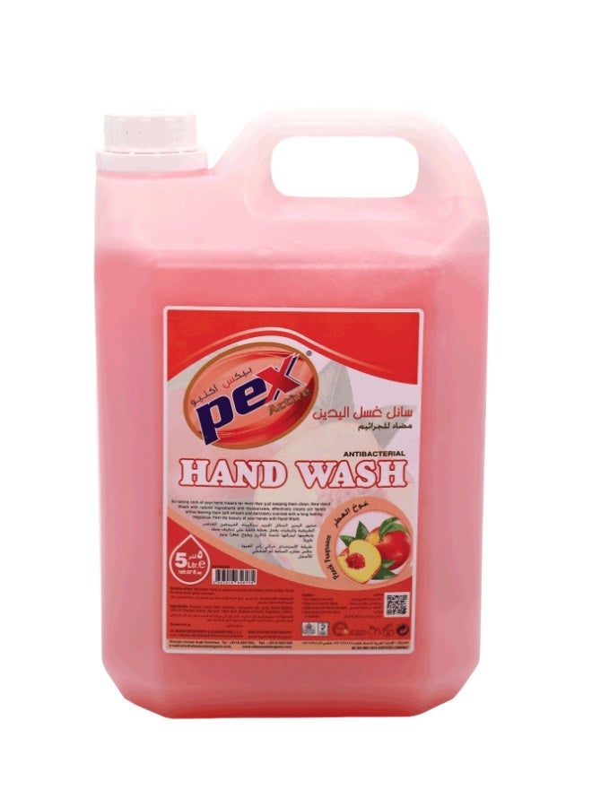 Pex active  Antibacterial Handwash liquid  Peach - Image 3